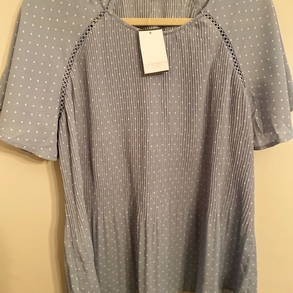PLEIONE pleated top